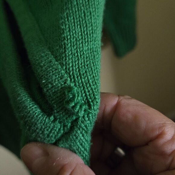 UNK Celtics Green Crewneck Cotton Blend Sweater Logo Pockets Size XL - Picture 5 of 8